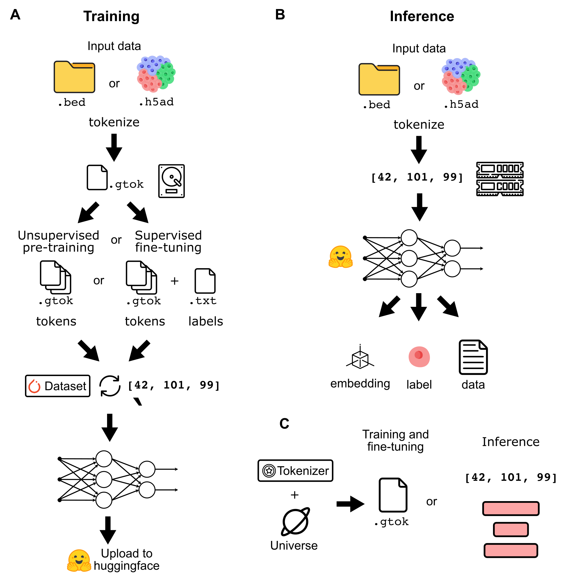 Tokenization strategies for model training and inference